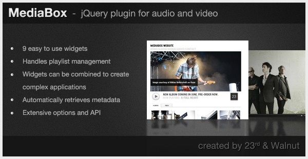 MediaBox - jQuery Plugin for Audio  Video