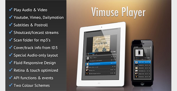 Vimuse - HTML5 Media Player