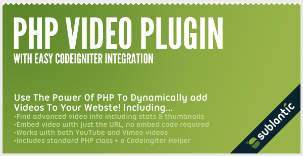 PHP Video Plugin