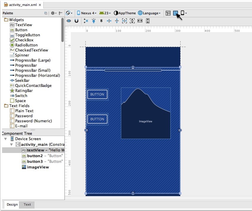 The New Blueprint Mode In Android Studio