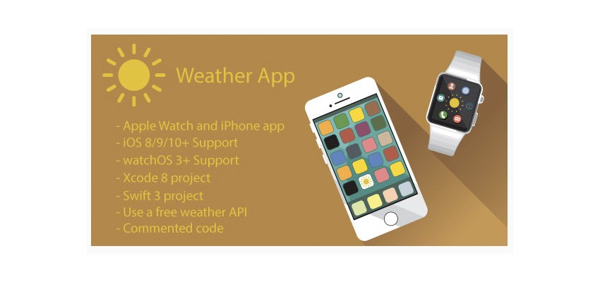 Weather app template