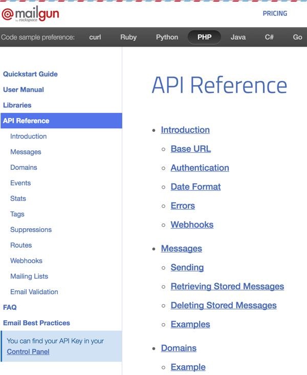 Exploring Mailgun - API Reference and Documentation