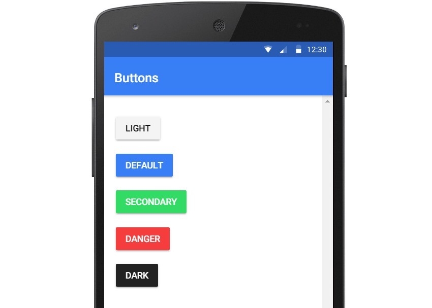 Ionic 2 buttons