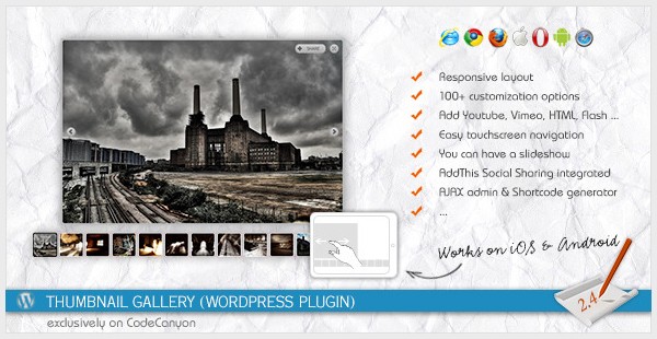  Thumbnail Gallery WordPress Plugin