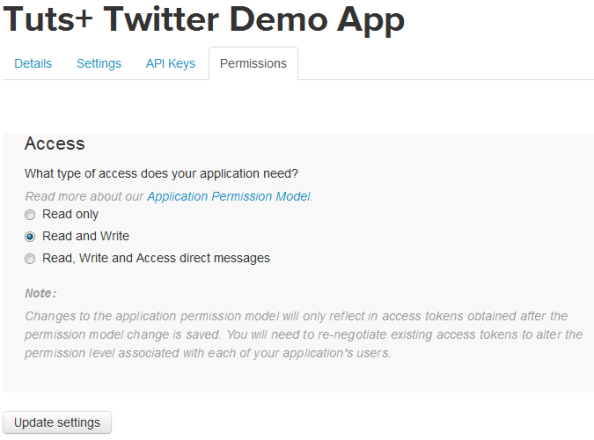 Twitter Demo App