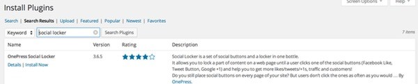 Install Social Locker