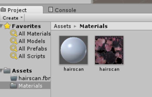 Two materials in Unity