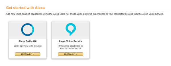 Select Alexa Skills Kit