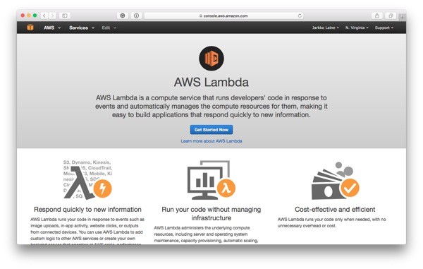 Get Started with AWS Lambda