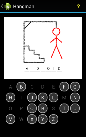 Android Hangman Game Last Guess