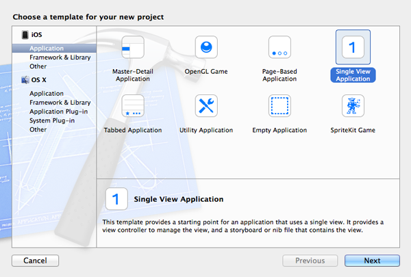 Create the project in Xcode.