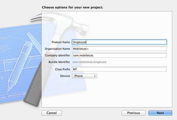 Configure the project in Xcode.