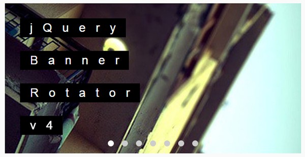 jQuery Banner Rotator  Slideshow