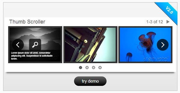 jQuery Image  Content Scroller w Lightbox