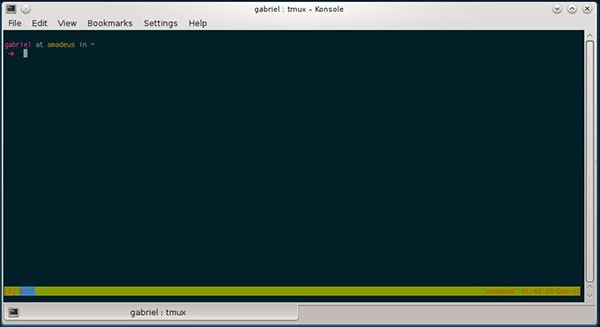terminal with tmux