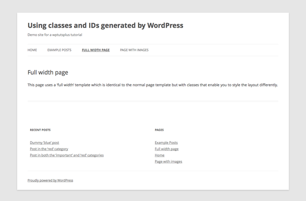 wordpress-generated-classes-IDs-5-full-width-page-template