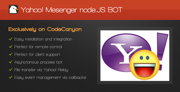 Yahoo Messenger nodeJS BOT on Envato Market