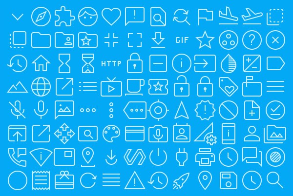 Material Line Icons