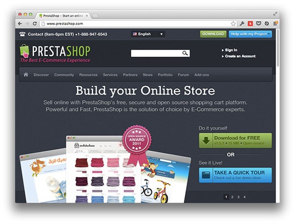 Prestashop Website