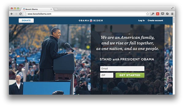 Obama For America Website