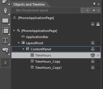 Duplicating the TimeHours control