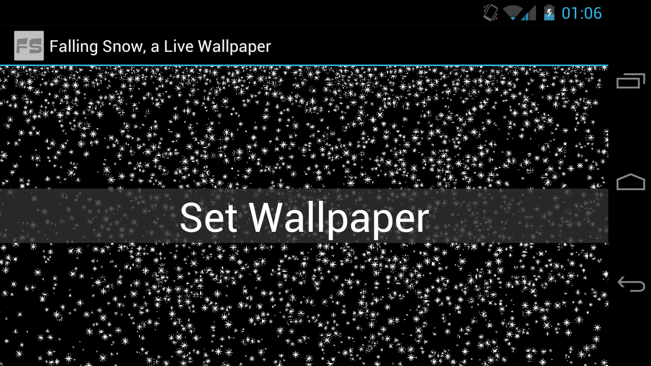Android SDK - Live Wallpaper Preview