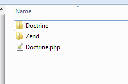 Doctrine library with Zend library in PHP's include_path