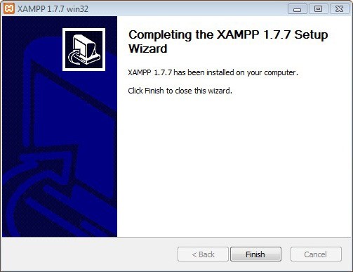 Installing Xampp Step 5
