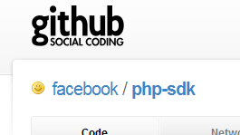 Facebook's GitHub page