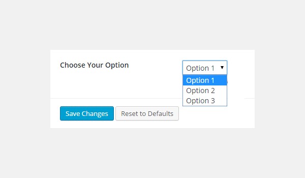 Adding Select Type Options in Titan