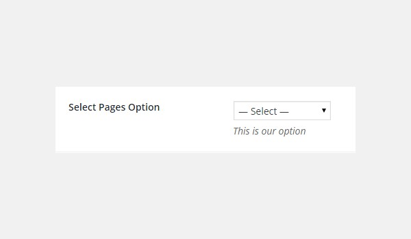 Adding Select-Pages Type Options in Titan