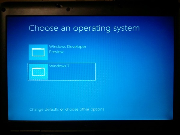 The new Windows 8 Boot Manager