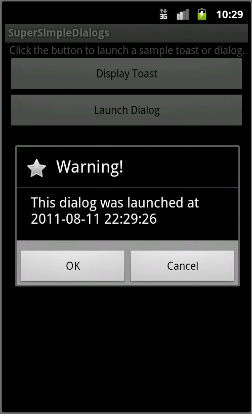 A Configurable AlertDialog with OK and Cancel buttons