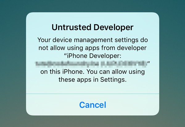 Untrusted Developer