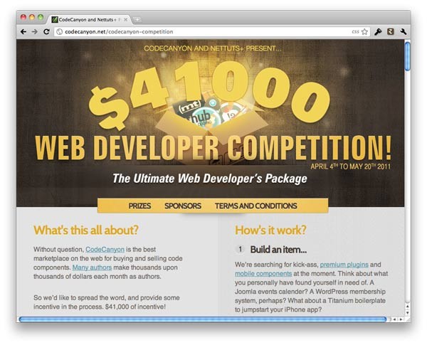 $41000 Web Development Competition
