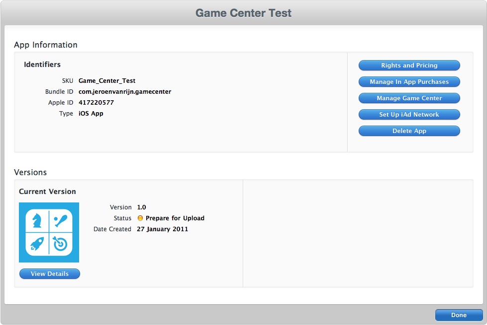 Game Center Overview