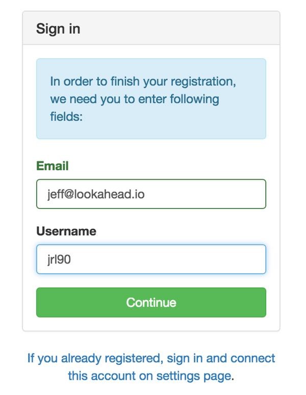 Yii2 User Hello App Sign Up Completion