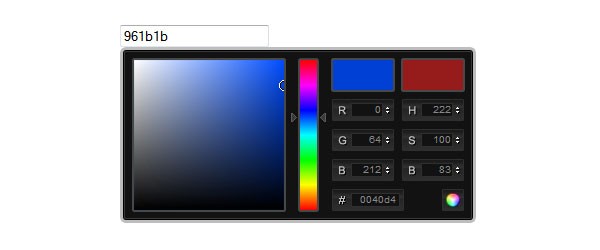 jQuery ColorPicker as fallback for color input