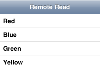Remote Database Read After