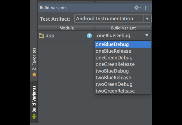 Build Variants in Android Studio