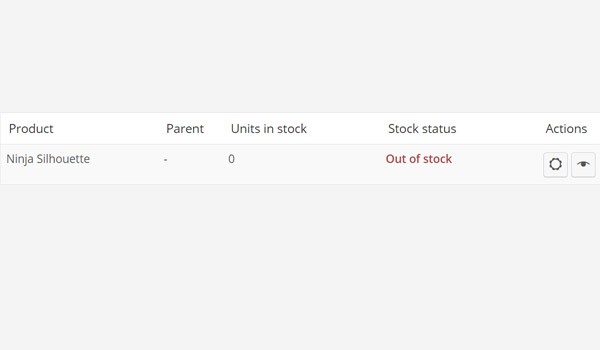 Stock reports in WooCommerce