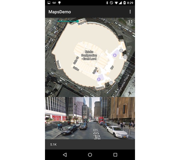 Street View on Madison Square Garden