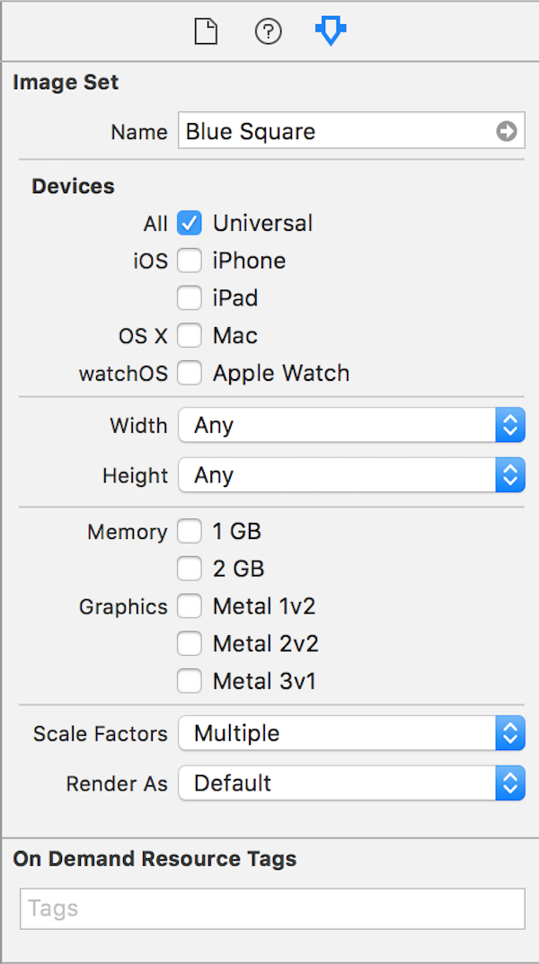 Attributes Inspector