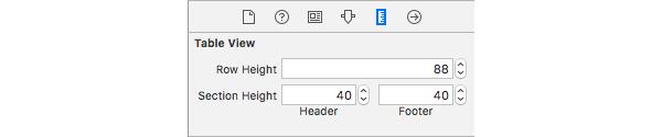 Row Height