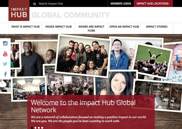 Impact Hub website