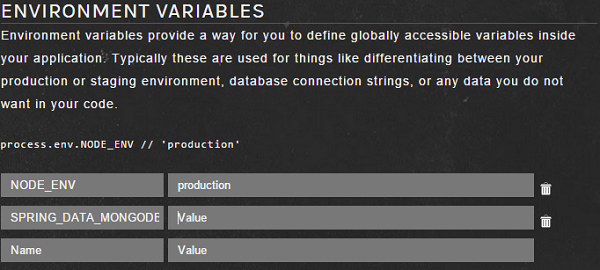 Environment Variables