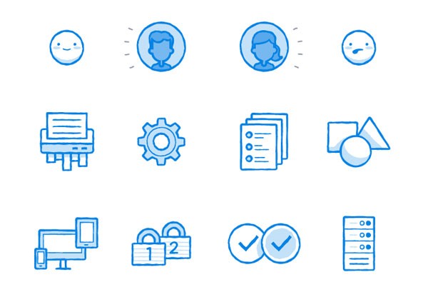 Dropbox Iconography