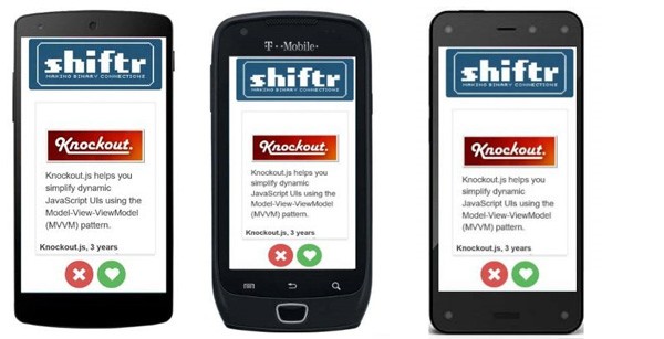 Shiftr app on Android phones
