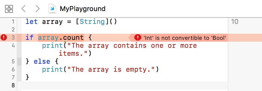 Control flow error