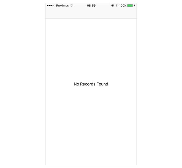 No Records Found